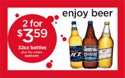 Red Pump Topper 2 - Beer